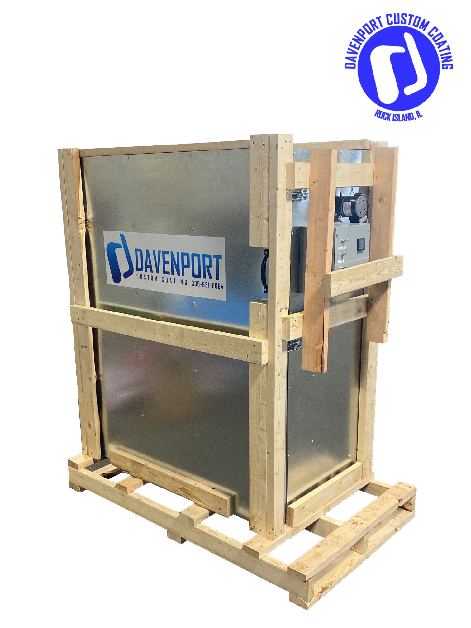 2x4x5 Electric Batch Powder Coating Oven