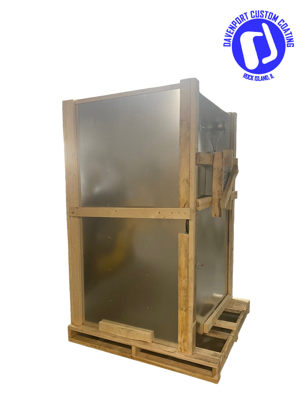 4x4x7 Electric Batch Powder Coating Oven