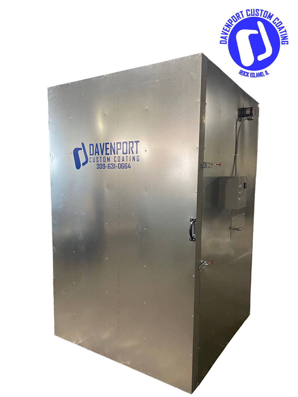 5x5x8 Electric Batch Powder Coating Oven