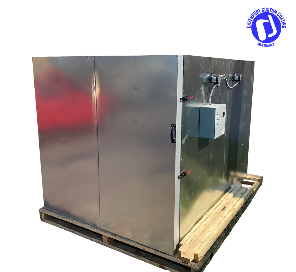 6x6x10 Electric Batch Powder Coating Oven