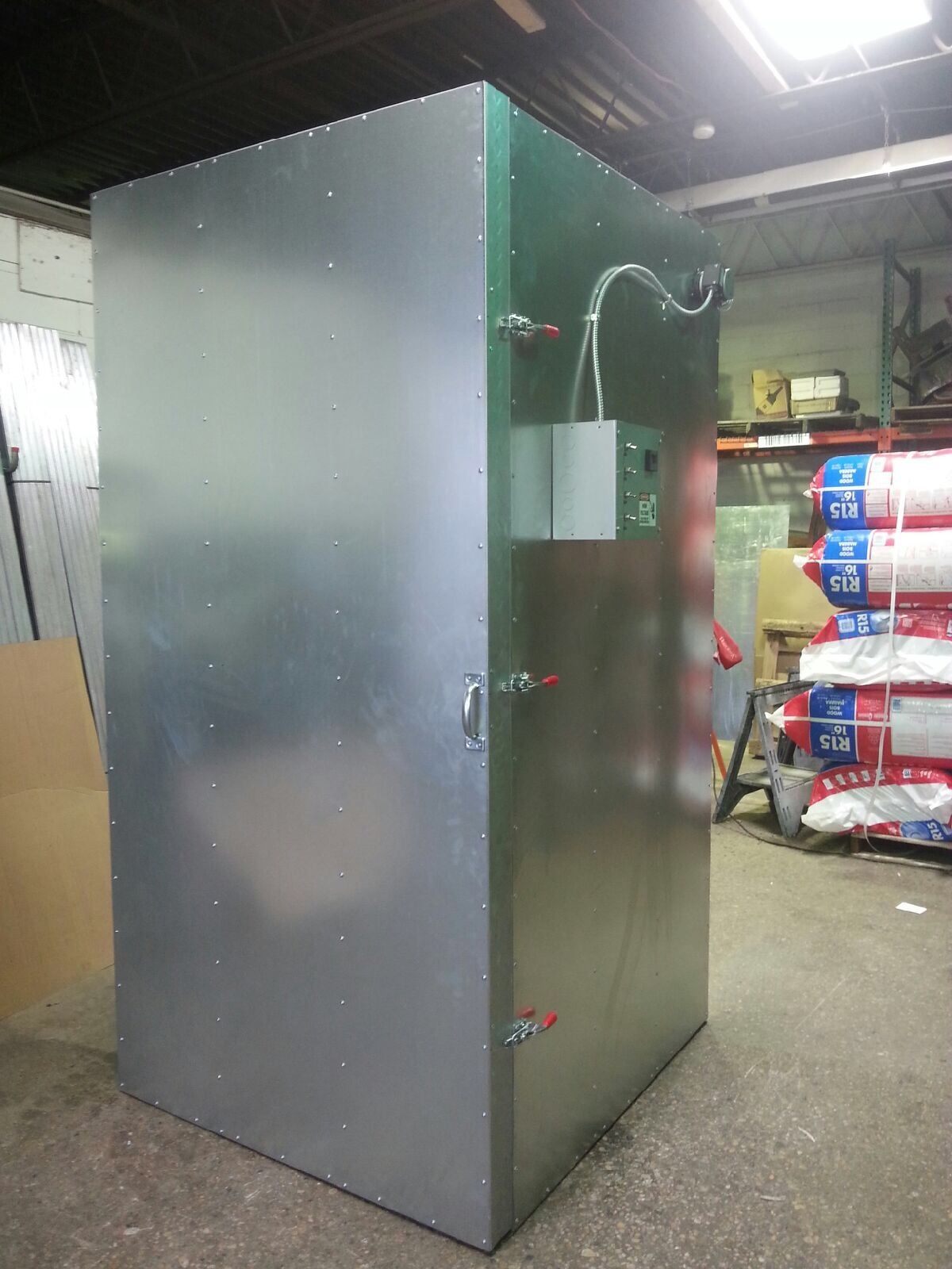 4x4x8 Electric Batch Powder Coating Oven