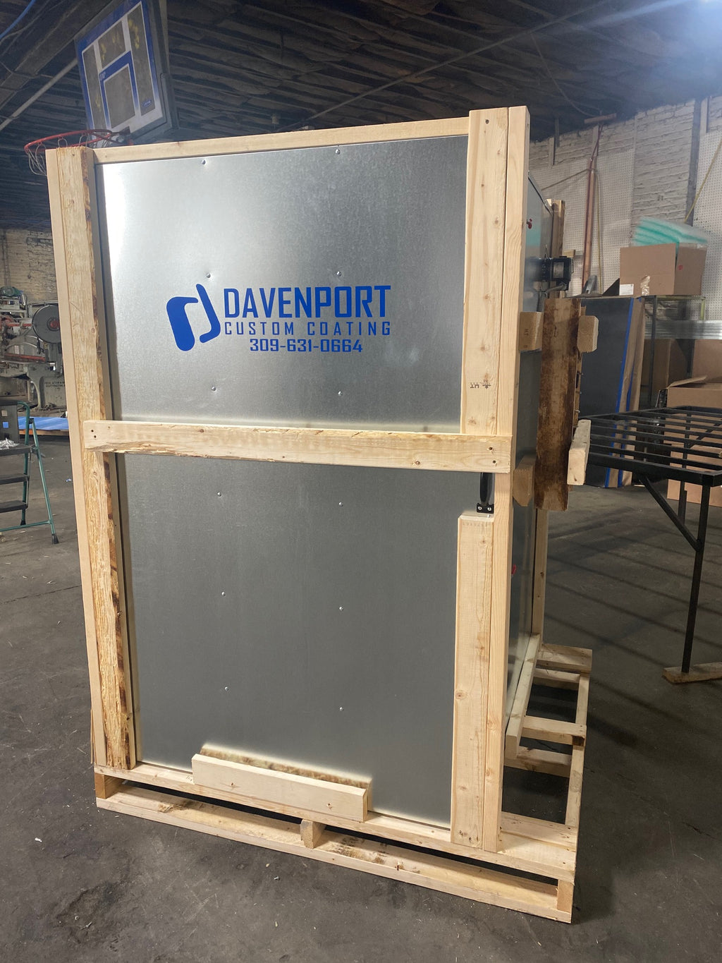 4x4x6 Electric Batch Powder Coating Oven