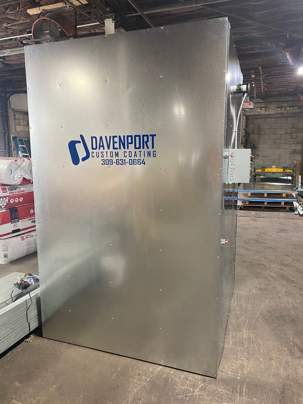 5x5x8 Electric Batch Powder Coating Oven