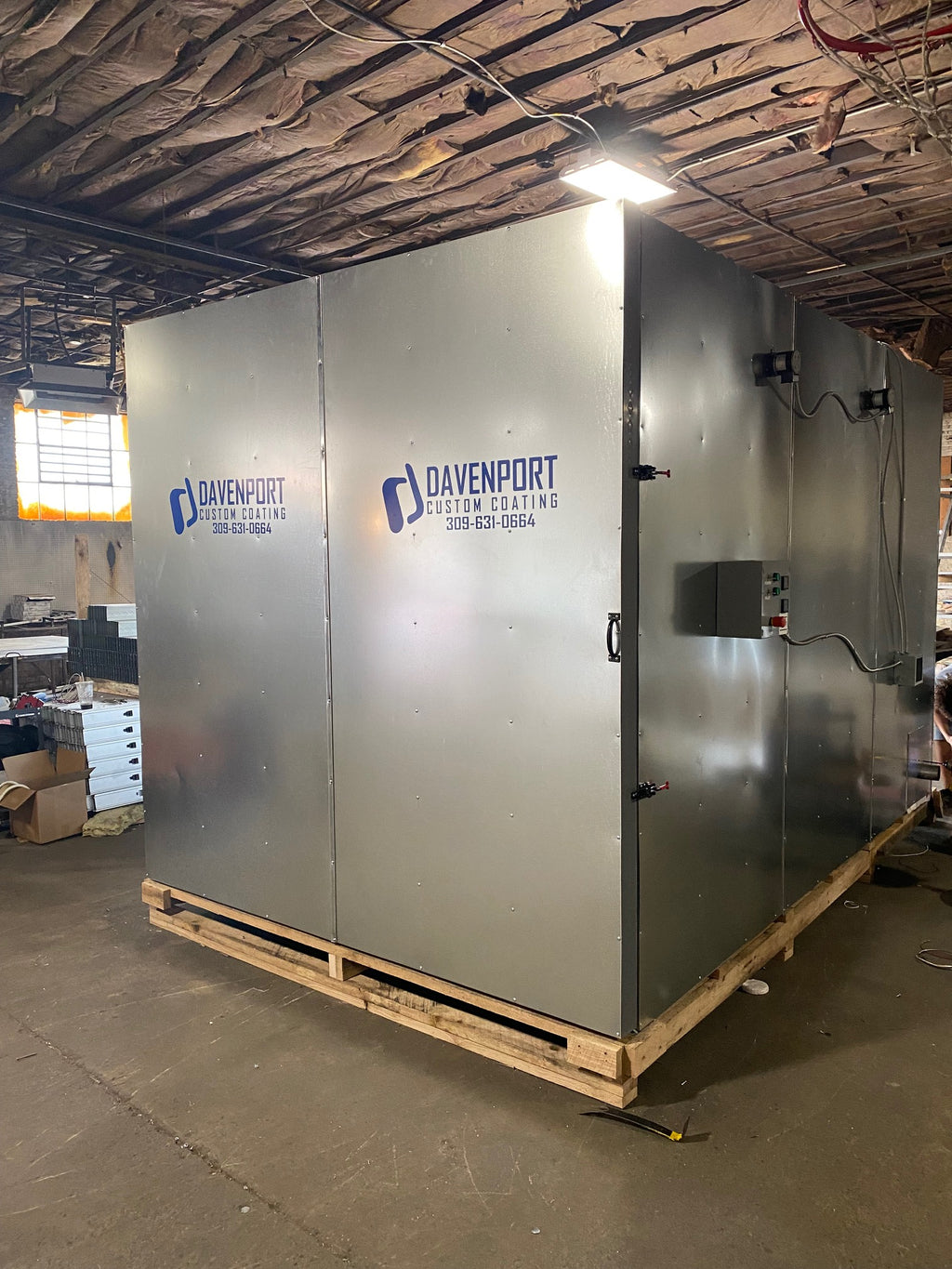 6x6x10 Electric Batch Powder Coating Oven